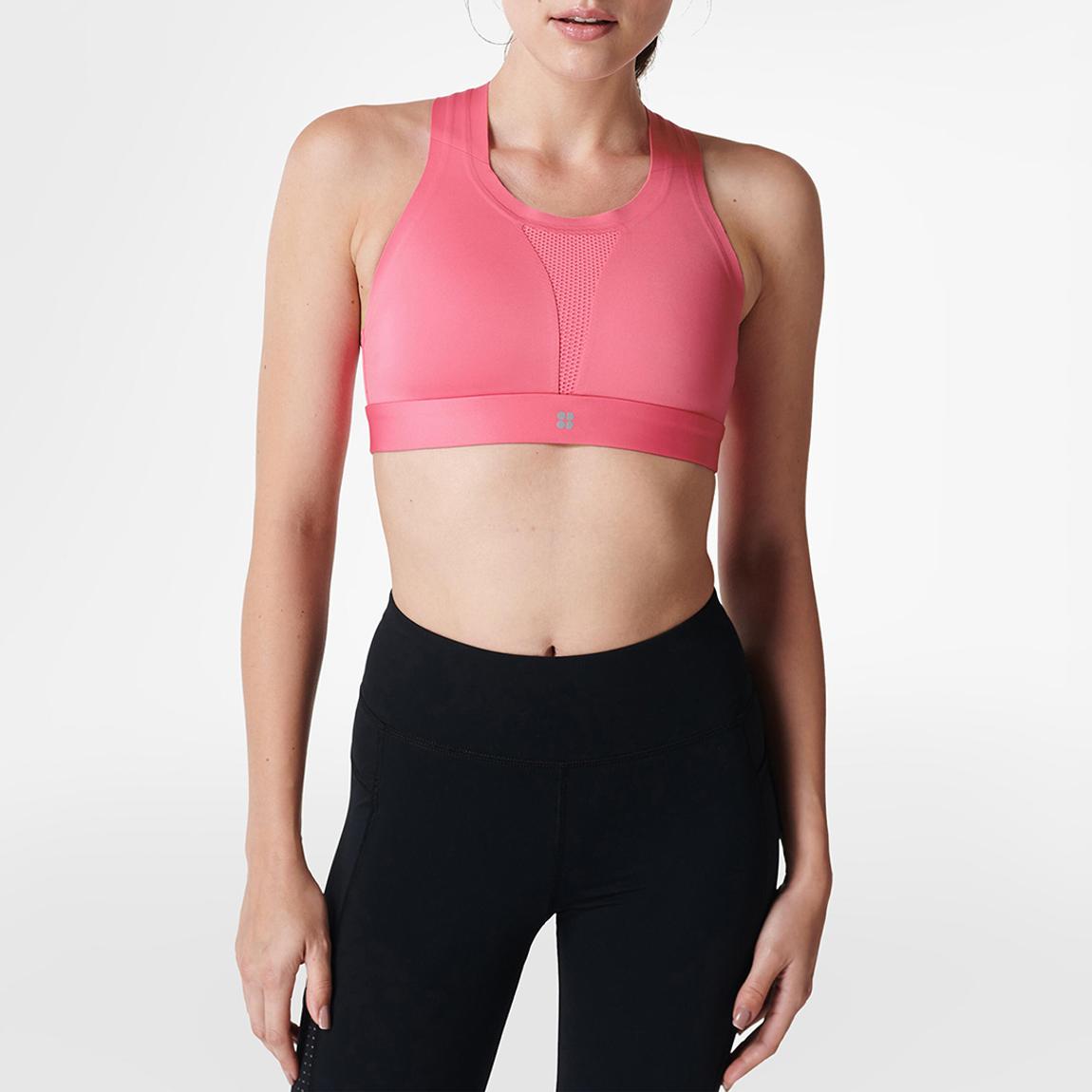 Pink All Train Sports Bra main product photo