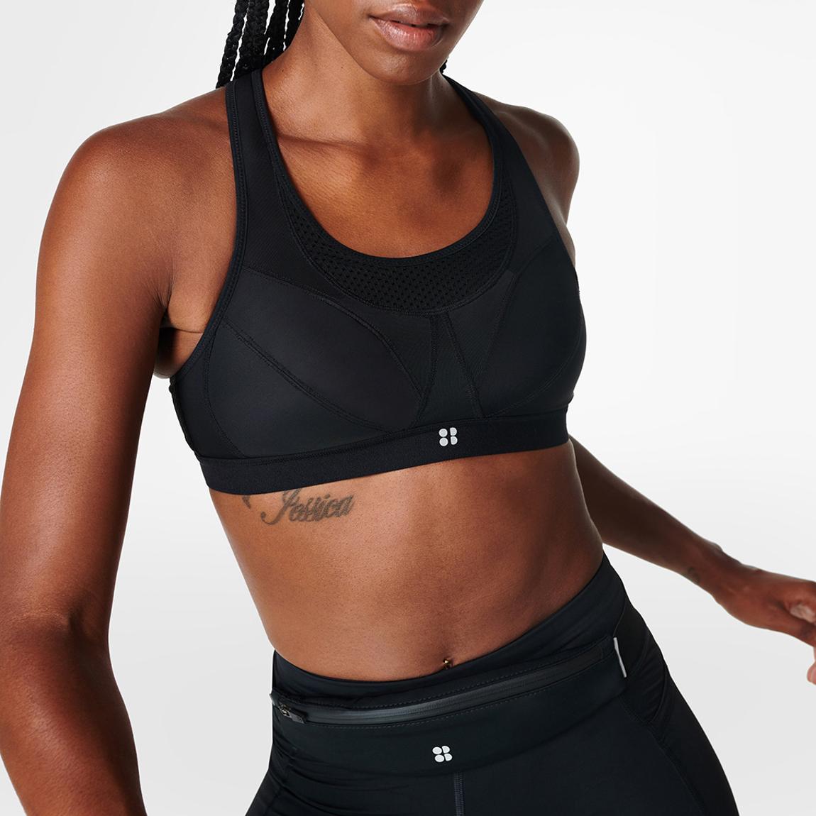 Black Ultra Running Bra main product photo
