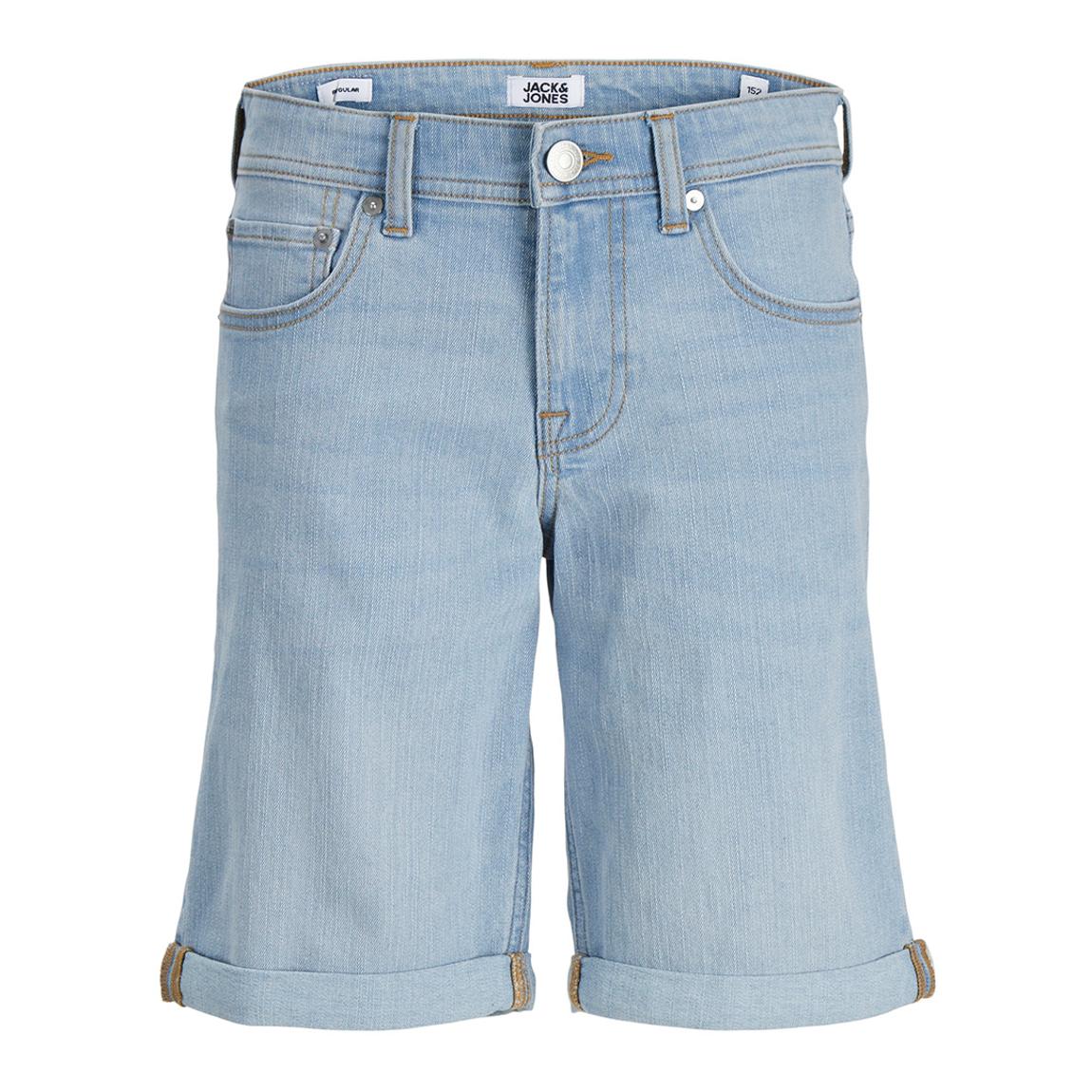 Blue Denim Cargo Cotton Blend Short main product photo