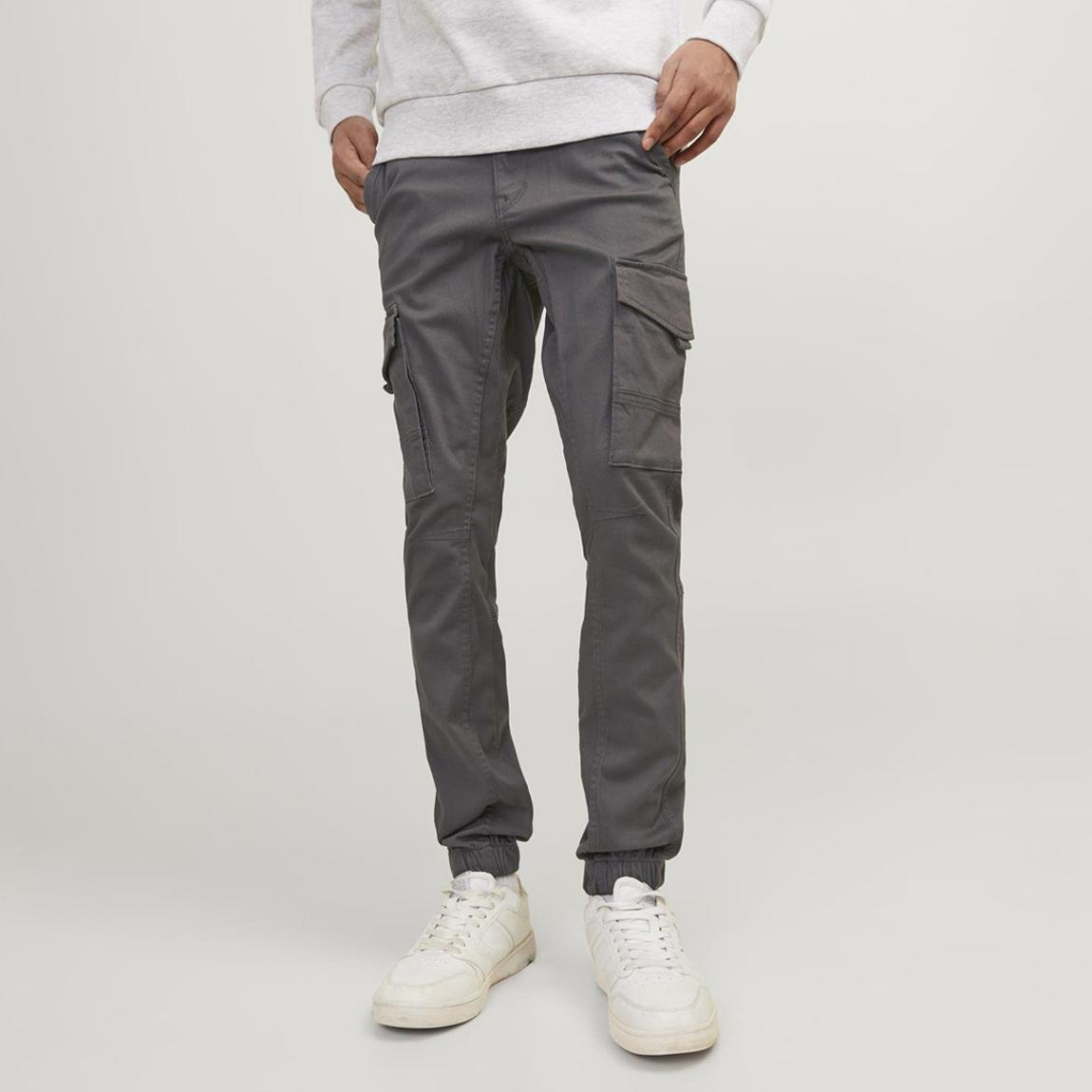Asphalt Cargo Cotton Blend Trousers main product photo