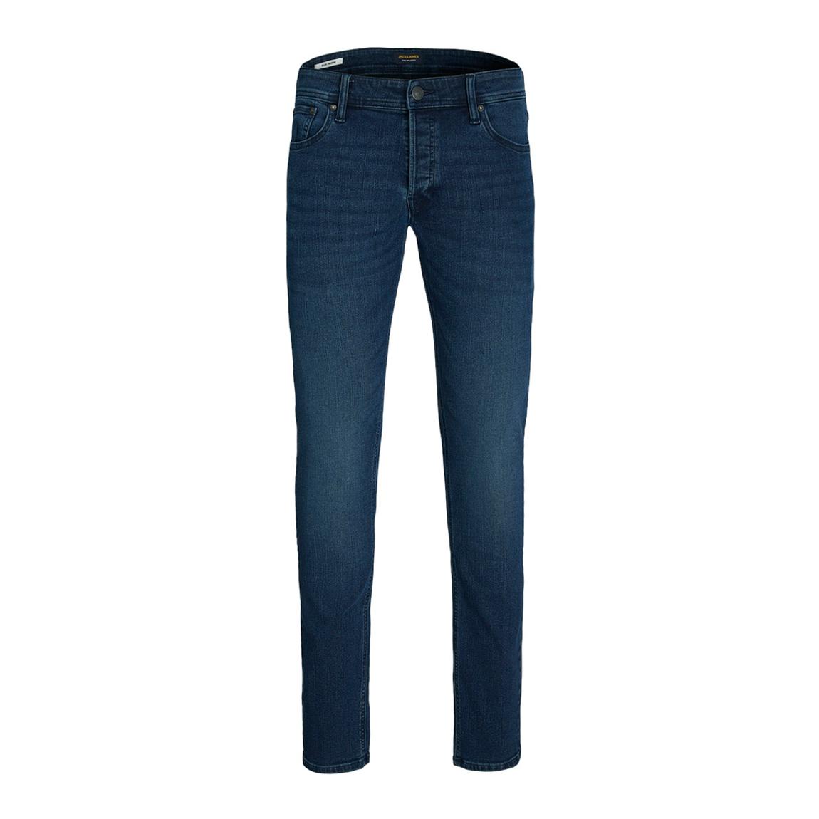 Blue Denim Cotton Blend Jeans main product photo