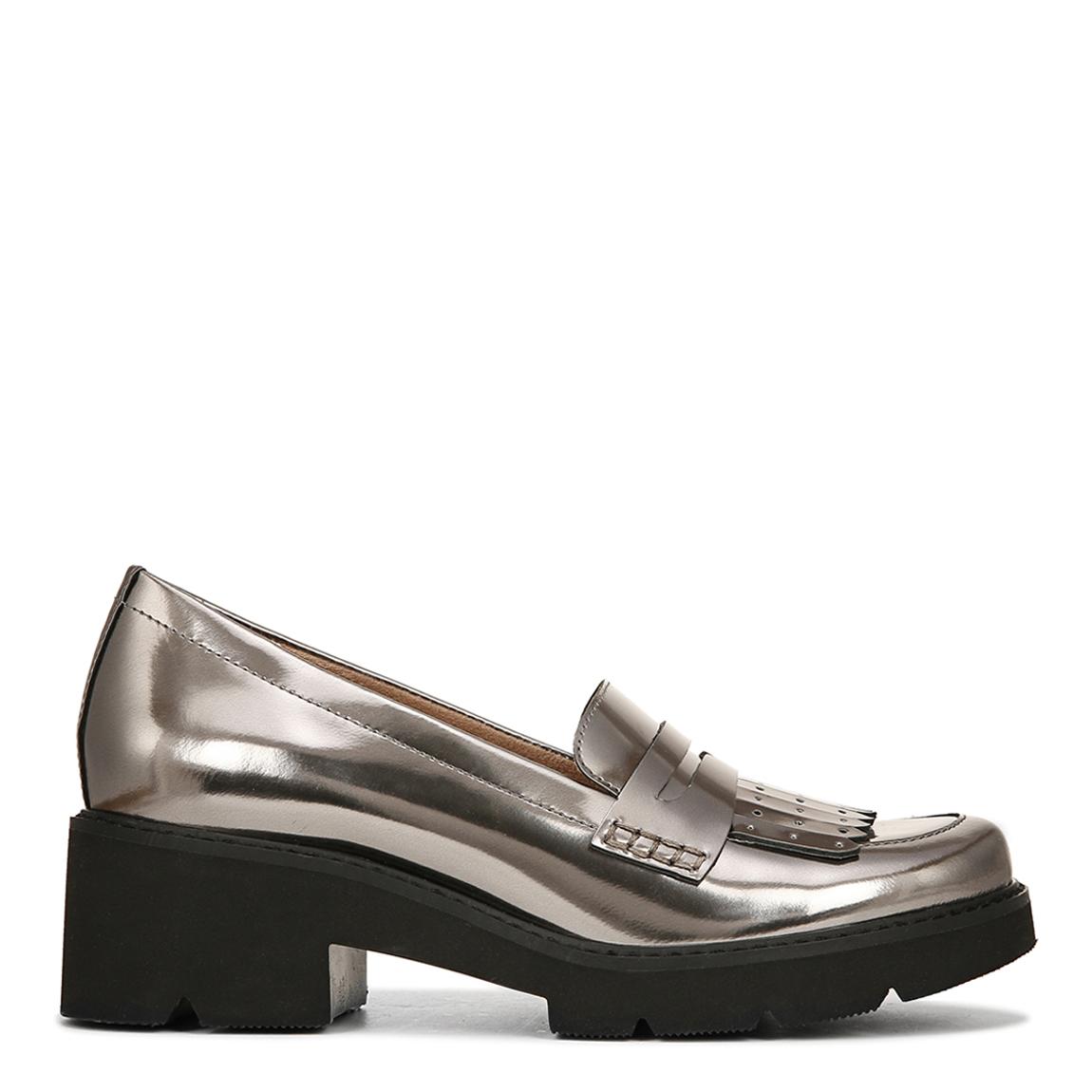 Silver Leather Darcy Loafer main product photo