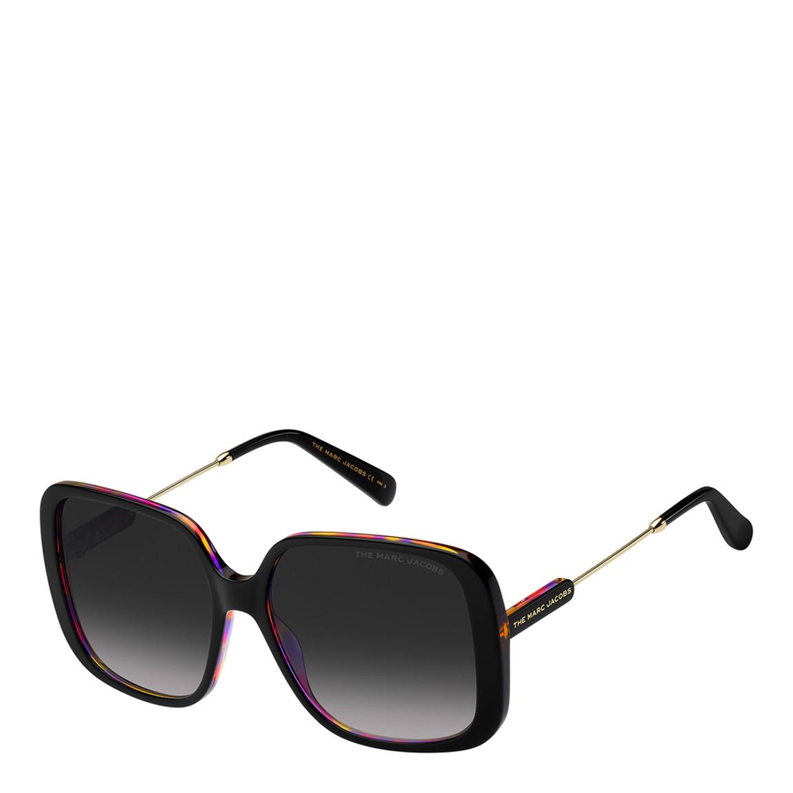 Black Square Sunglasses 57 mm main product photo