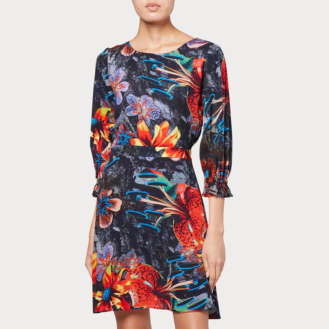 Multi Printed Midi Dress main product photo