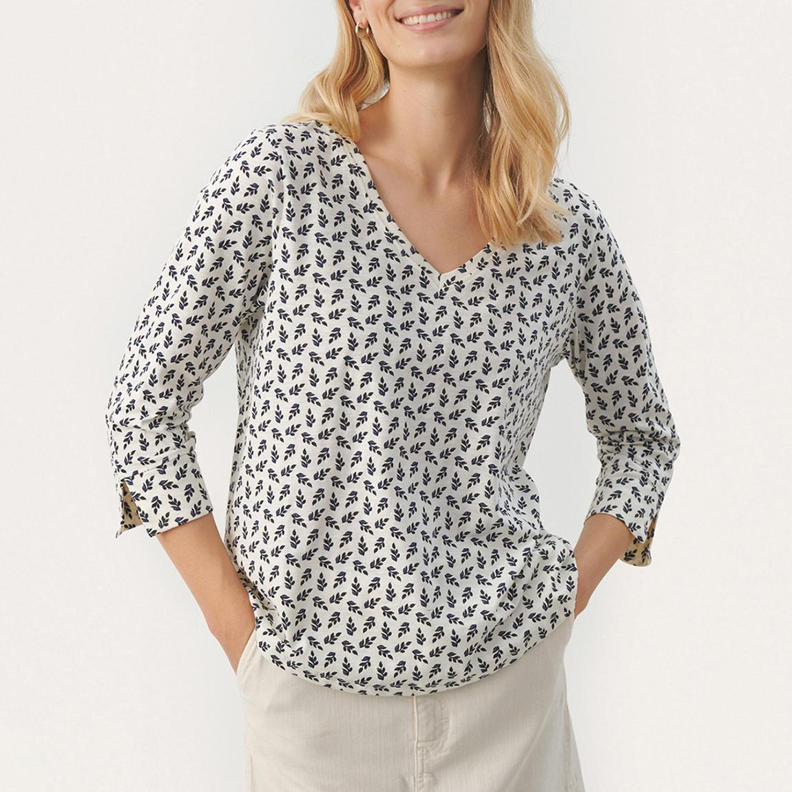 Navy Printed Riekes Top main product photo