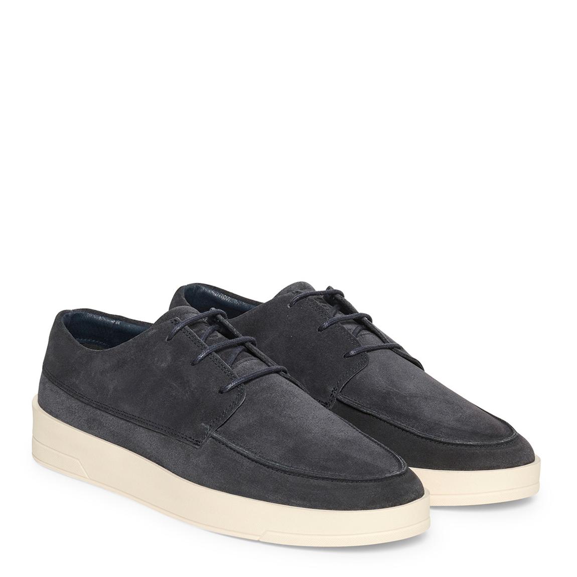 Navy Leather Shoe main product photo
