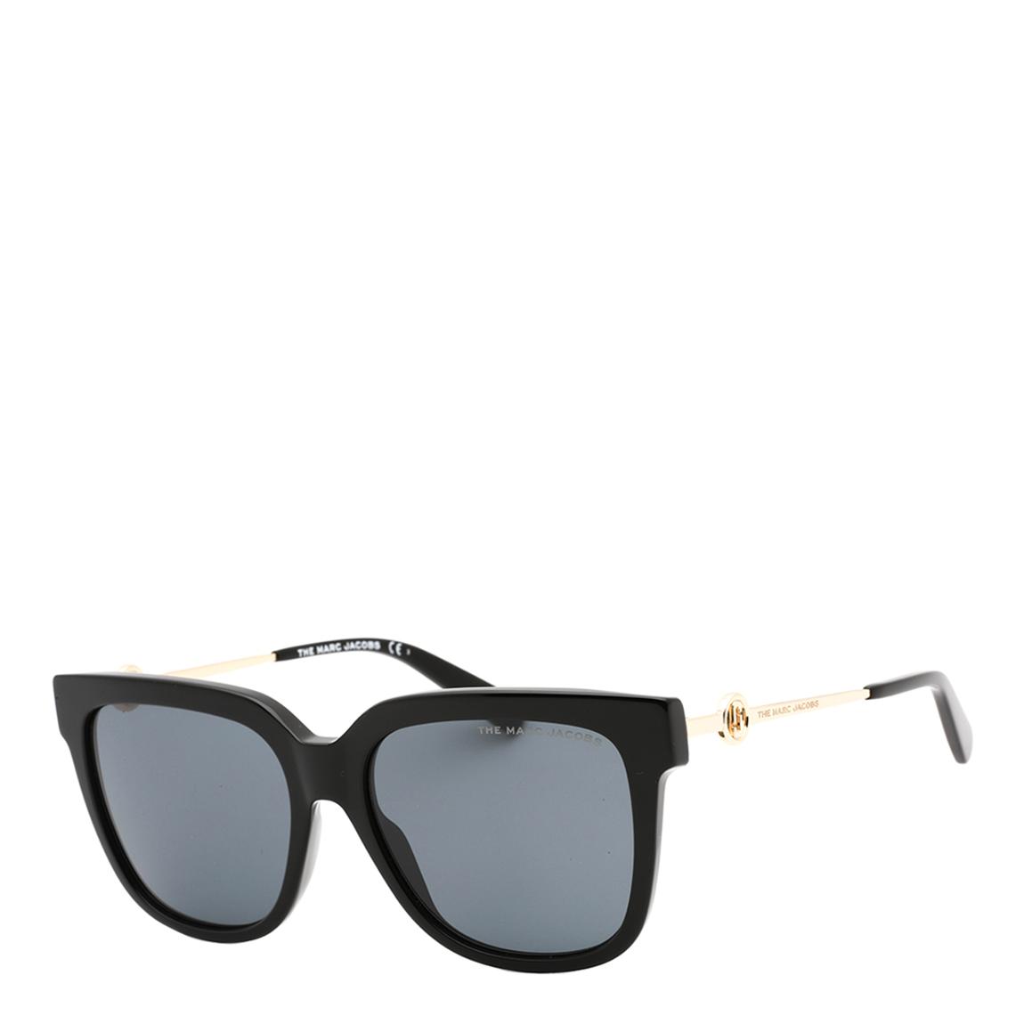 Women's Black/Grey Marc Jacobs Sunglasses 55mm main product photo