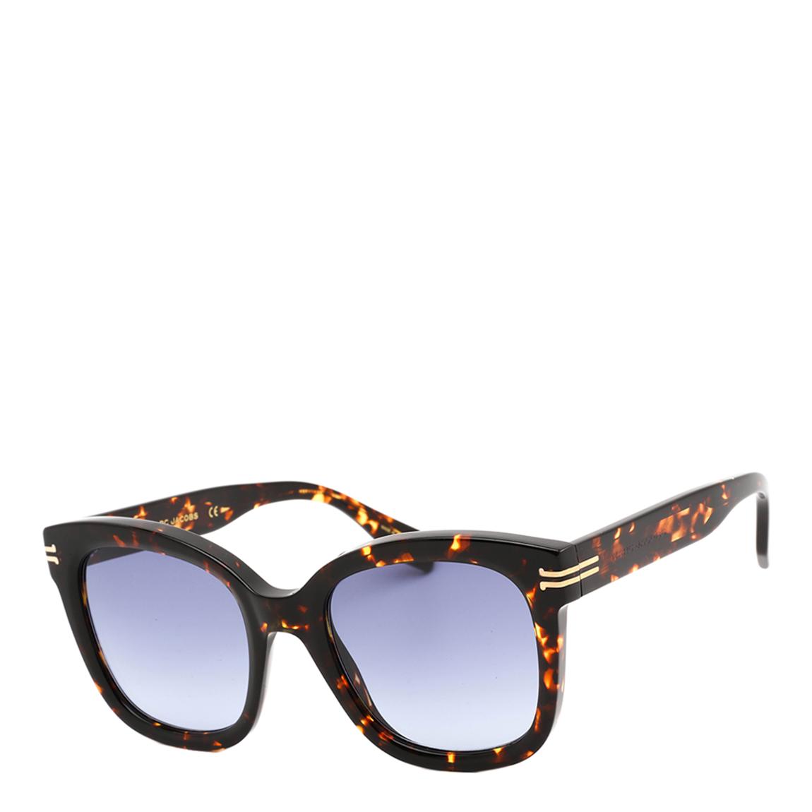 Women's Brown/Blue Marc Jacobs Sunglasses 52mm main product photo