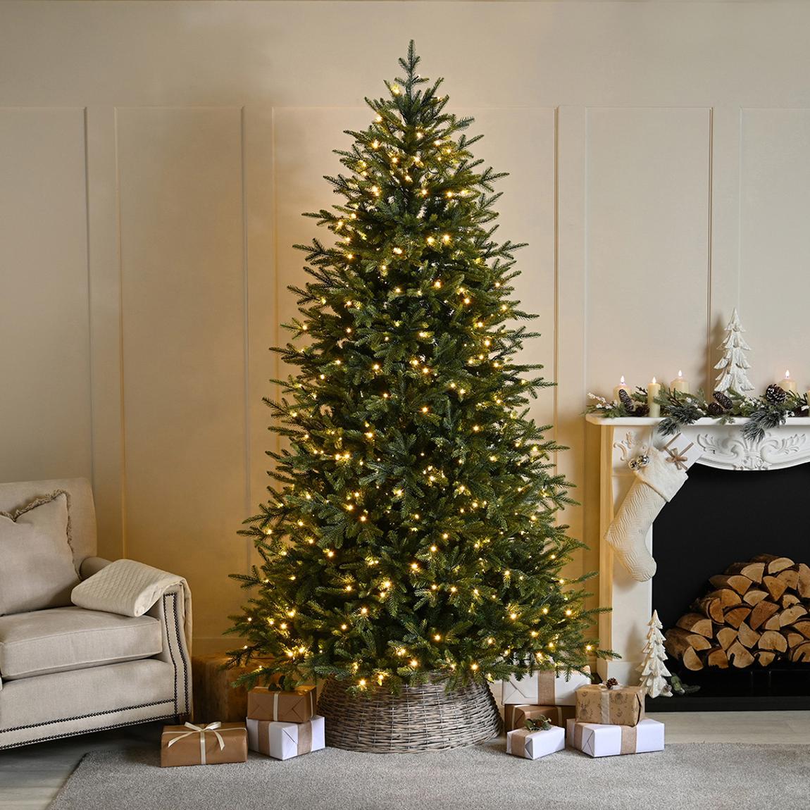 PreLit Granite Peak Pine Christmas Tree, 6ft main product photo