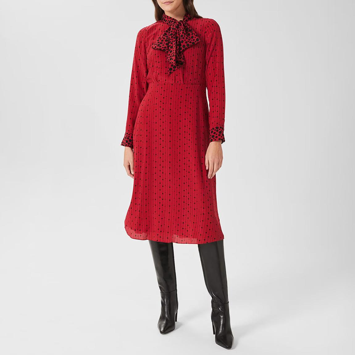 Red Spot Maribella Silk Dress main product photo