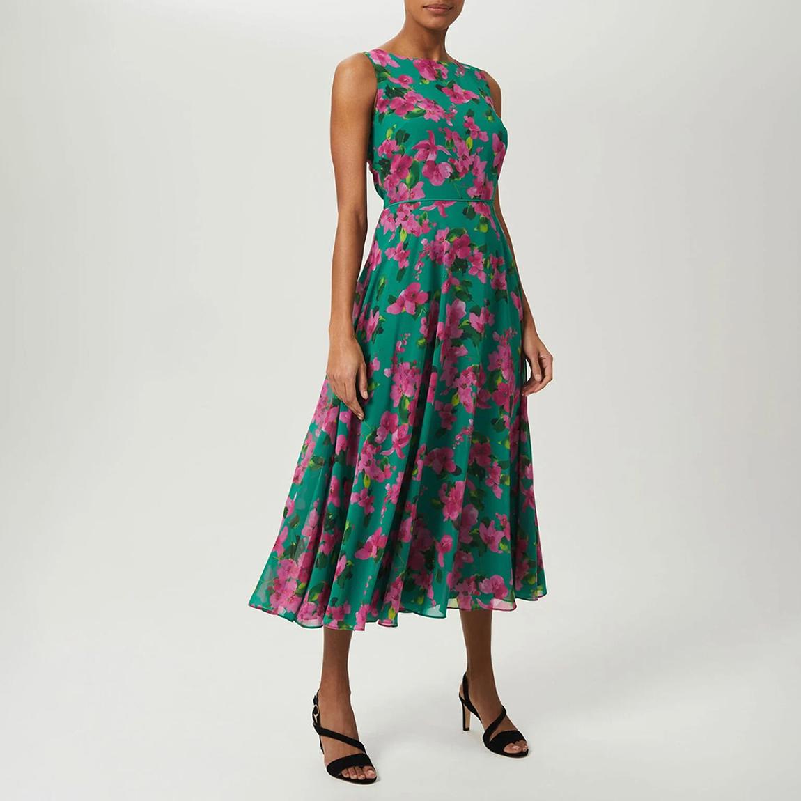 Green Carly Midi Dress main product photo