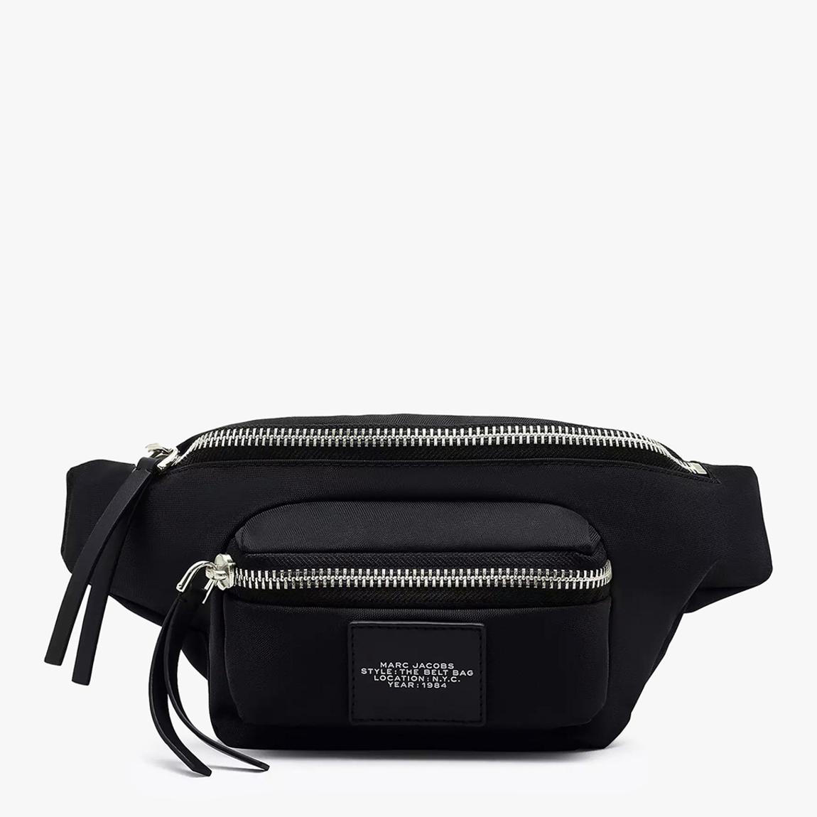 Black The Biker Nylon Belt Bag main product photo