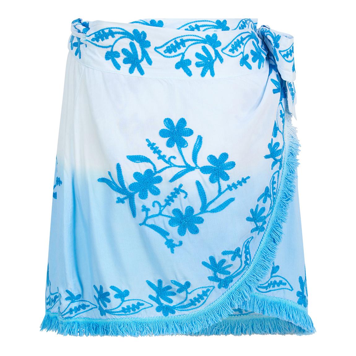 China Blue Ombre Rio Mini Skirt main product photo