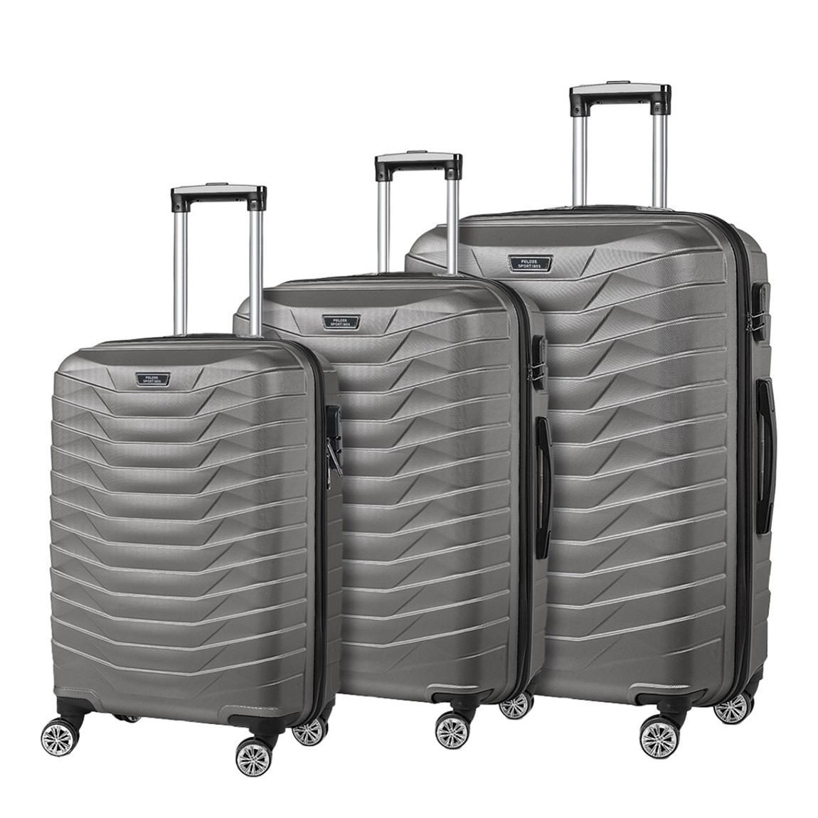 Black Set Of Three Suitcases main product photo