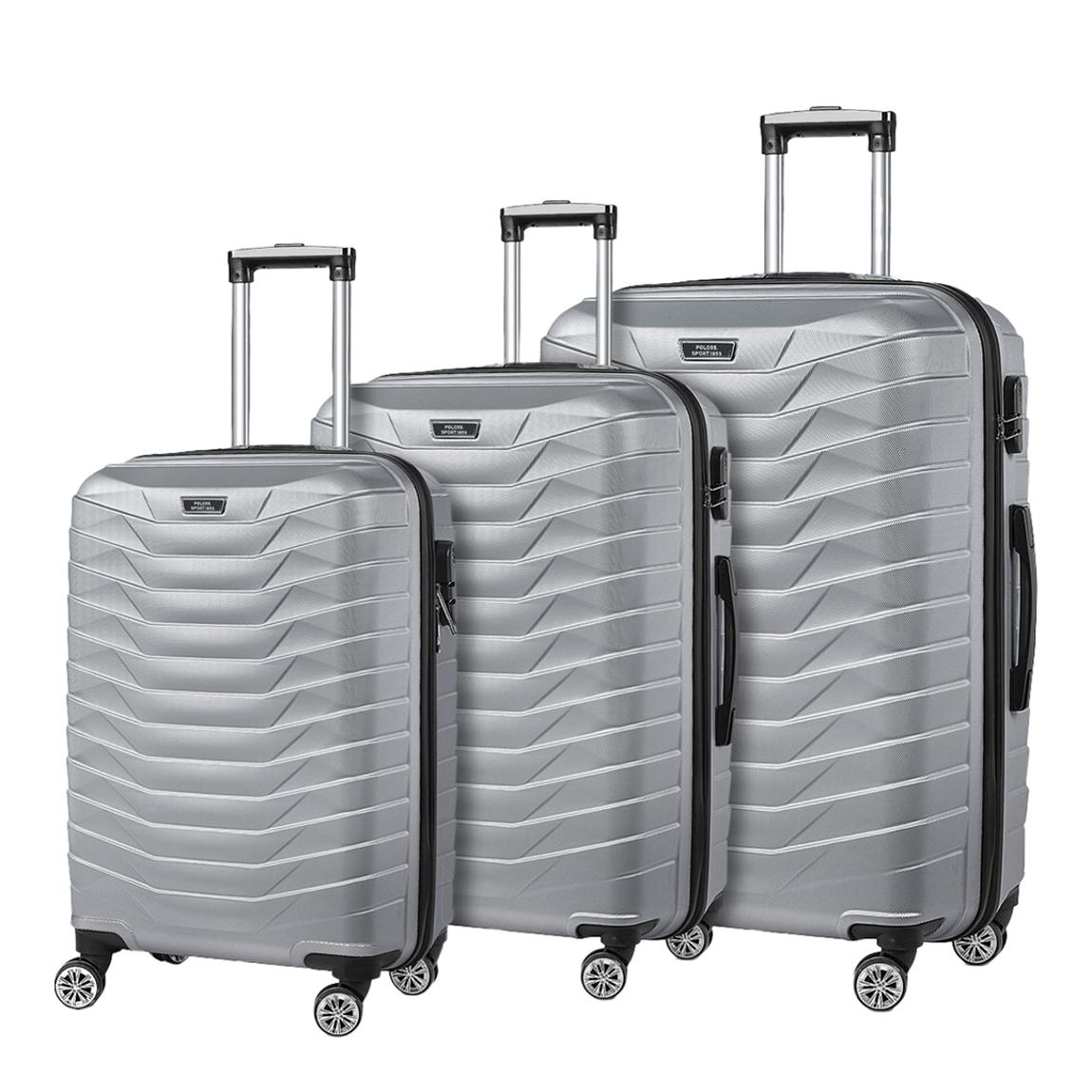 Grey Set Of Three Suitcases main product photo
