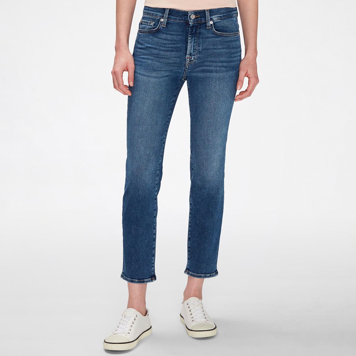 Mid Blue Roxanne Ankle Stretch Jeans main product photo
