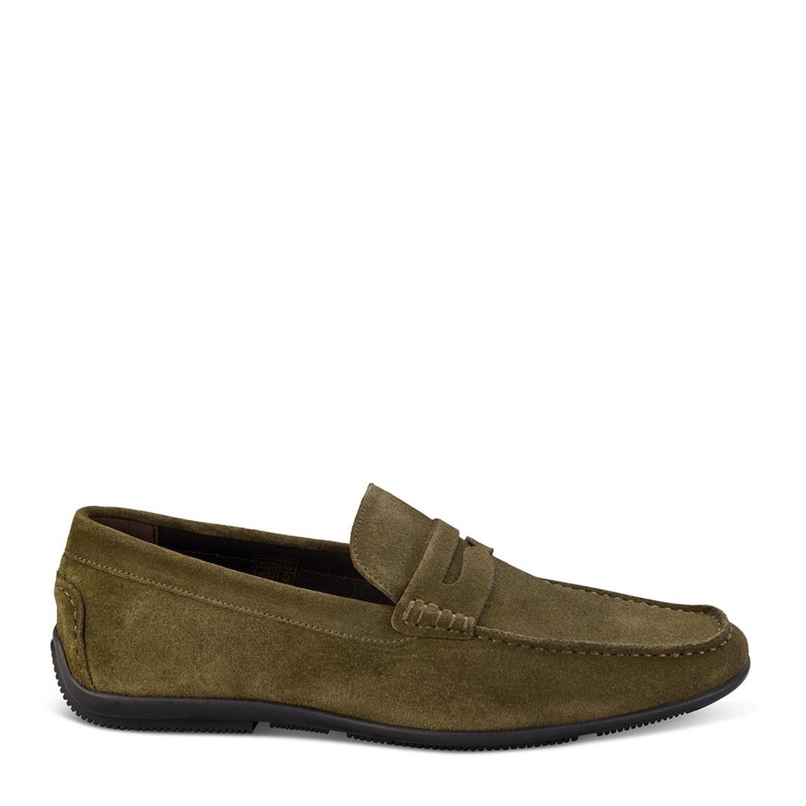 Green Suede Mcqueen Loafer main product photo