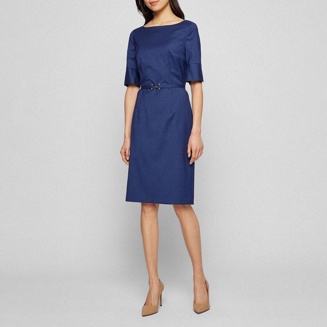 Navy Dirusila Silk Blend Mini Dress main product photo