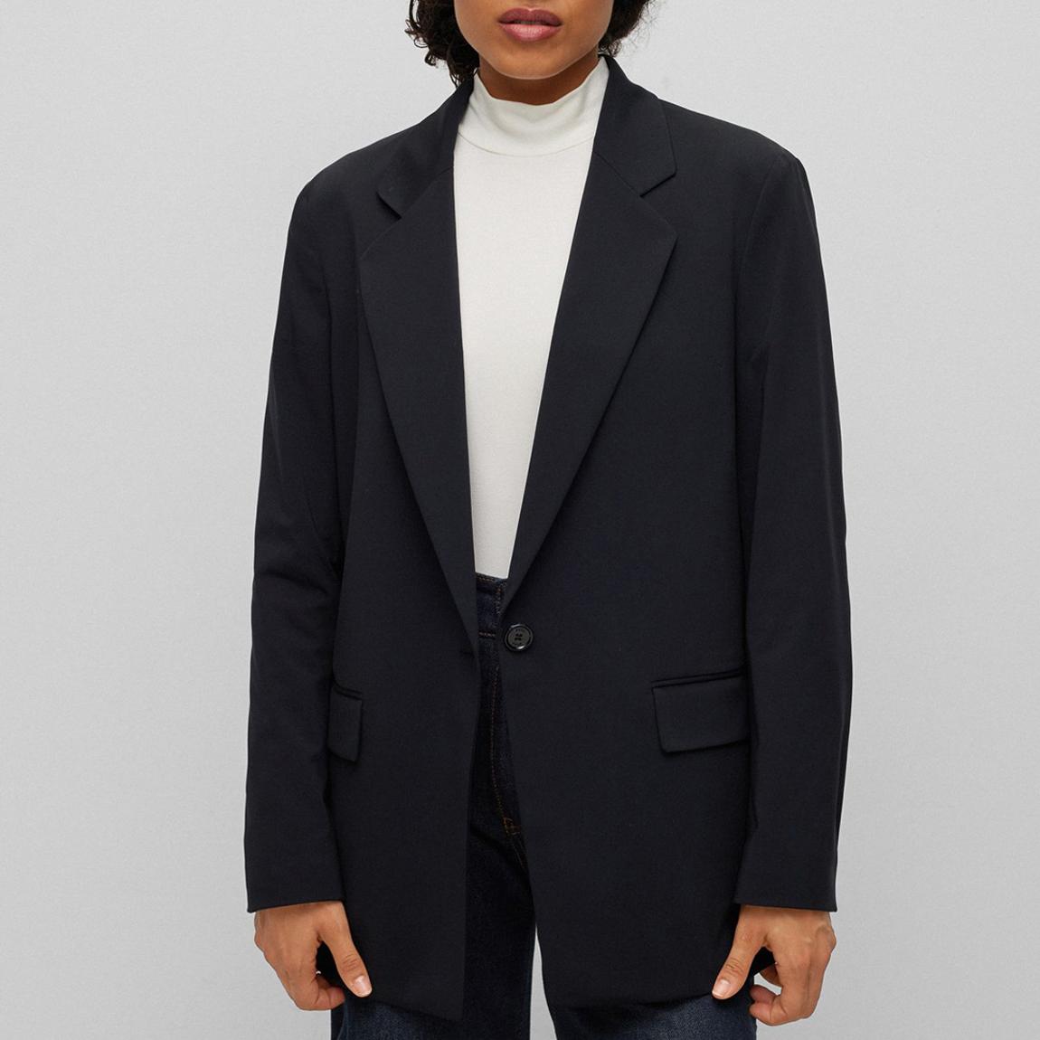 Black Jernara Single Breasted Blazer main product photo