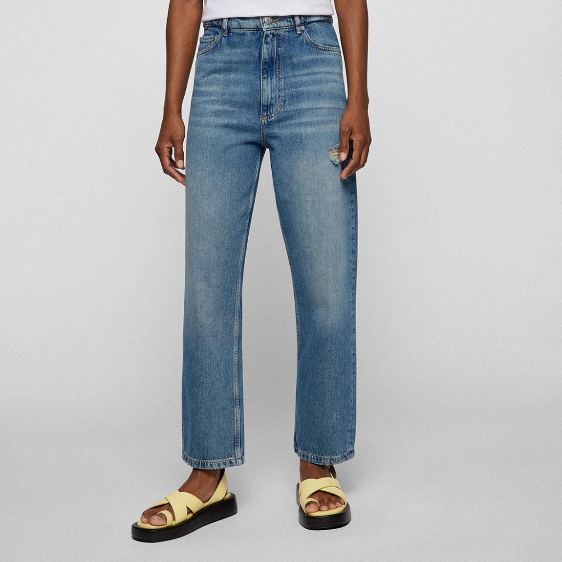 Blue Straight Jeans main product photo