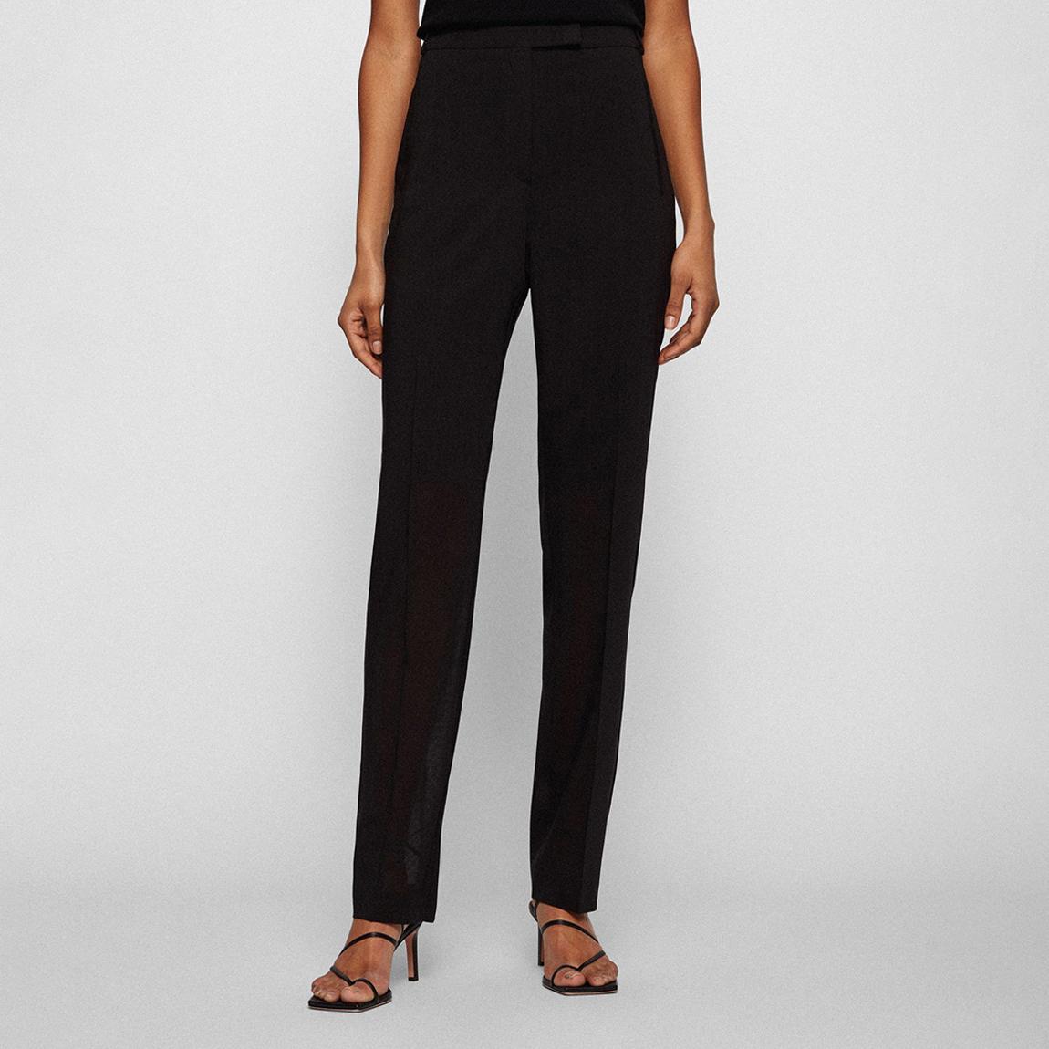 Black Tahila Wool Trousers main product photo