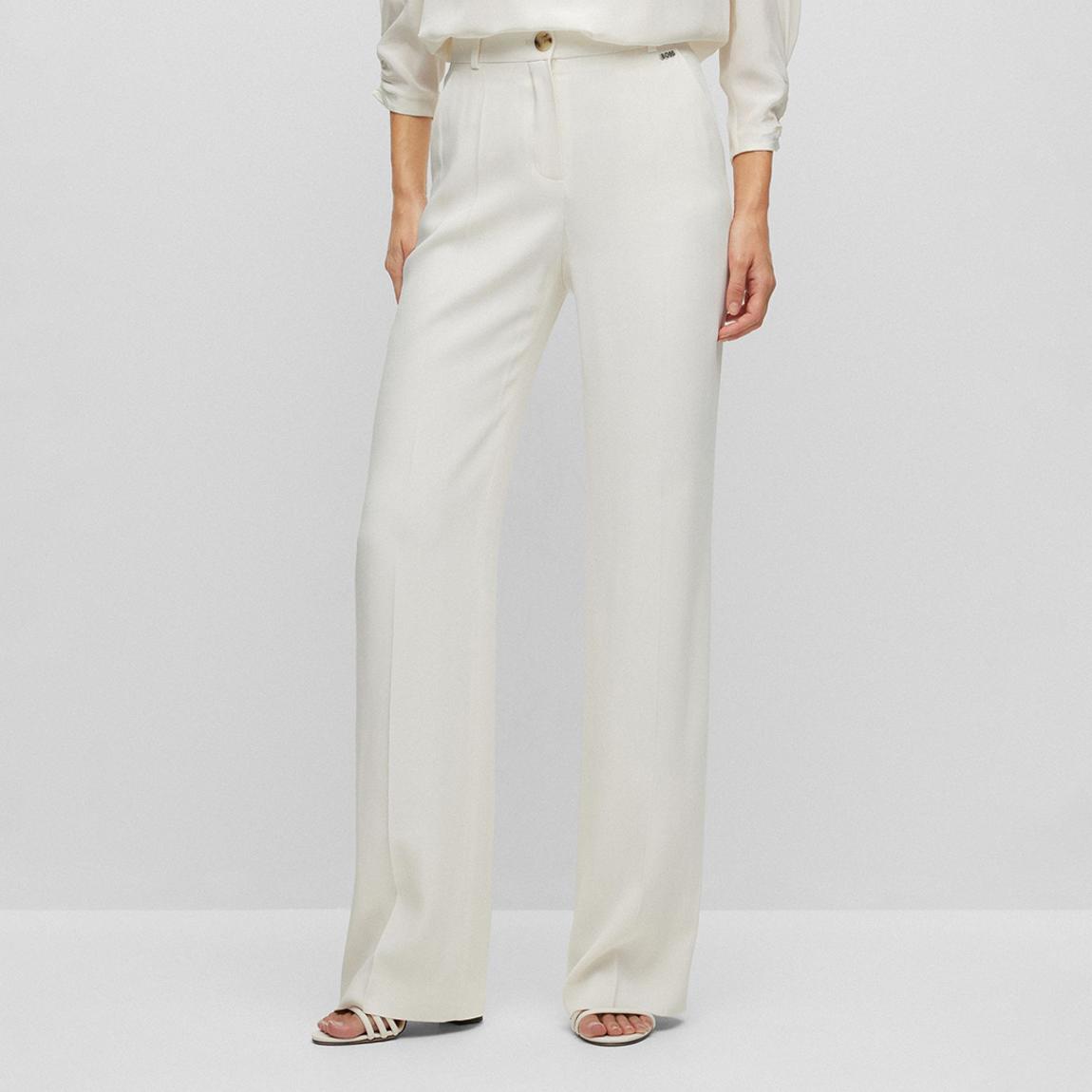 White Tireka Formal Trousers main product photo