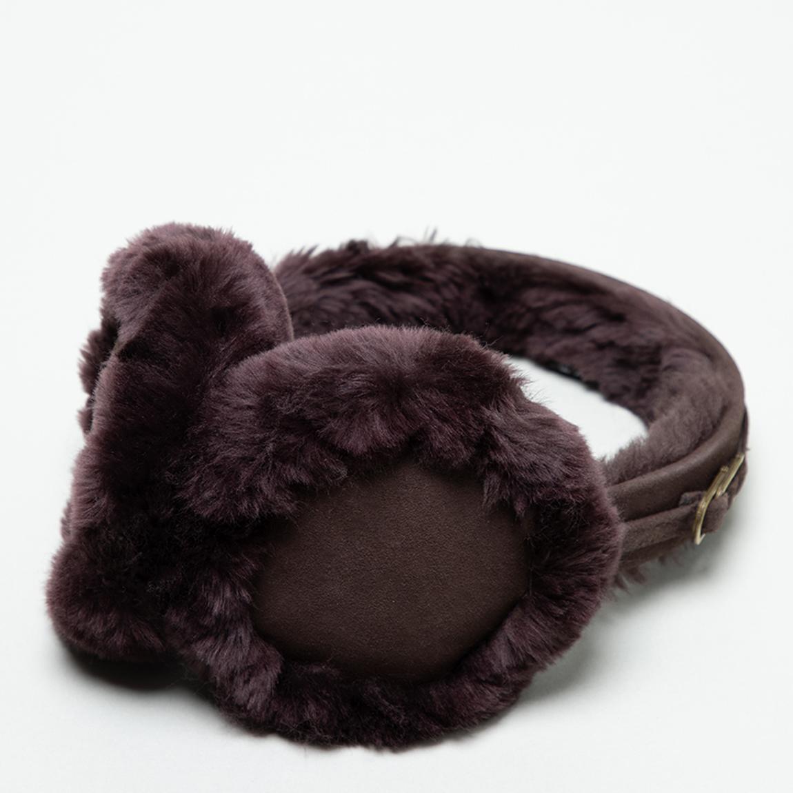 Brown Shearling Earmuffs main product photo