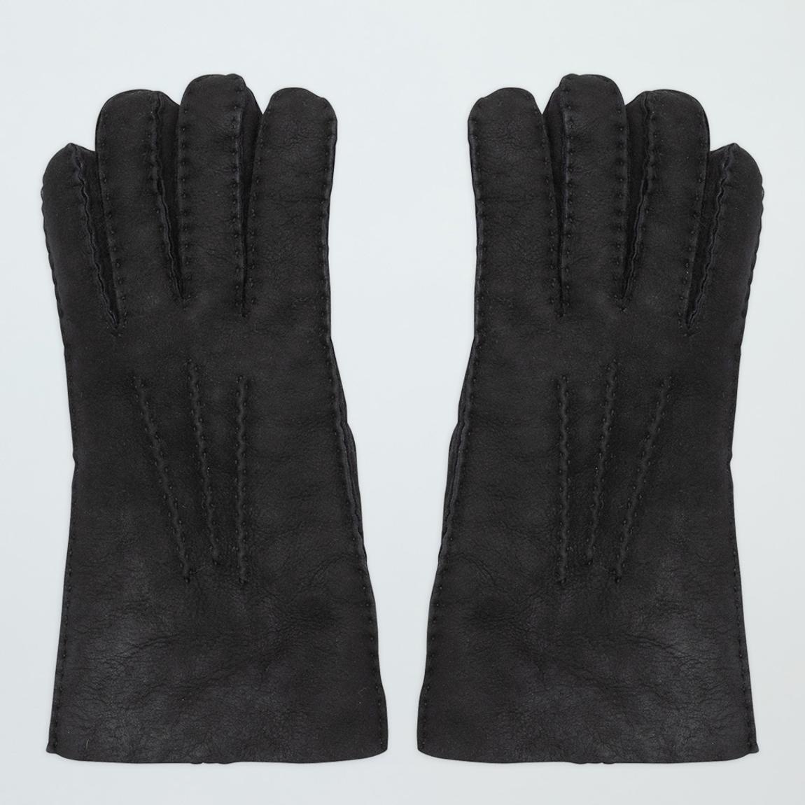Black Shearling Gloves main product photo