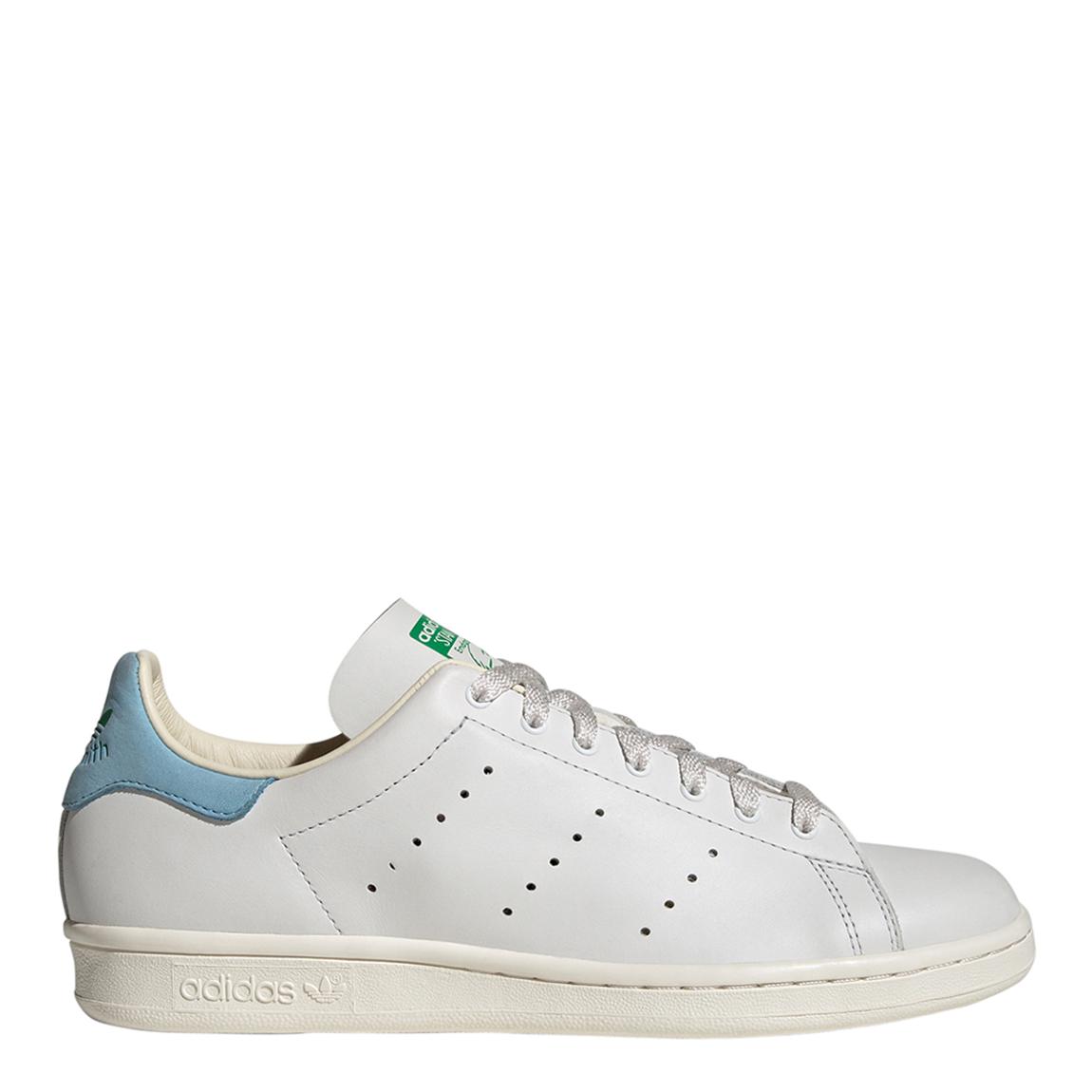 Unisex White/Green Adidas Originals Stan Smith 80s Trainers main product photo