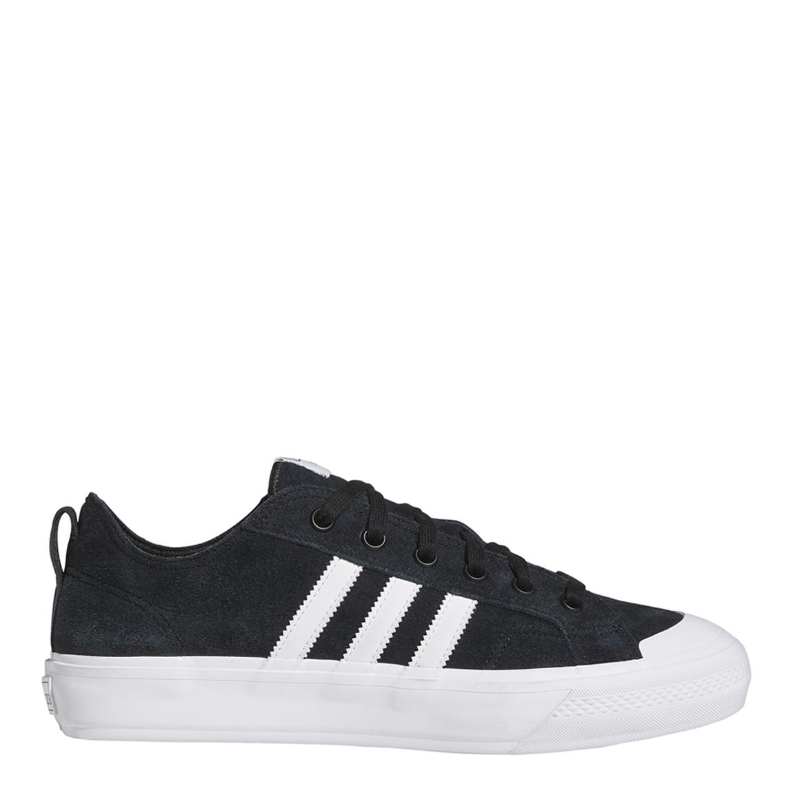 Unisex Black/White Adidas Originals Nizza Trainers main product photo