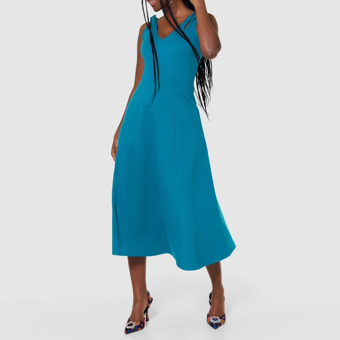 Teal A-Line Dress main product photo