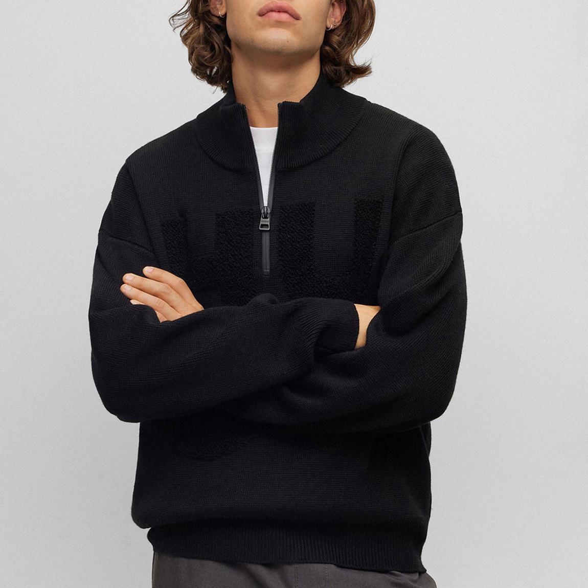 Black Wool Blend Jumper main product photo