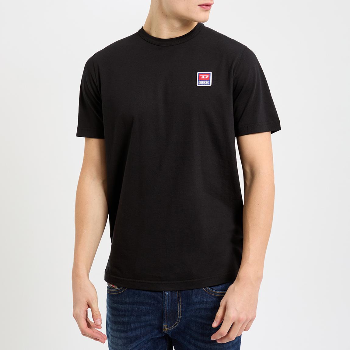 Black Just 16 Logo Cotton T-Shirt main product photo