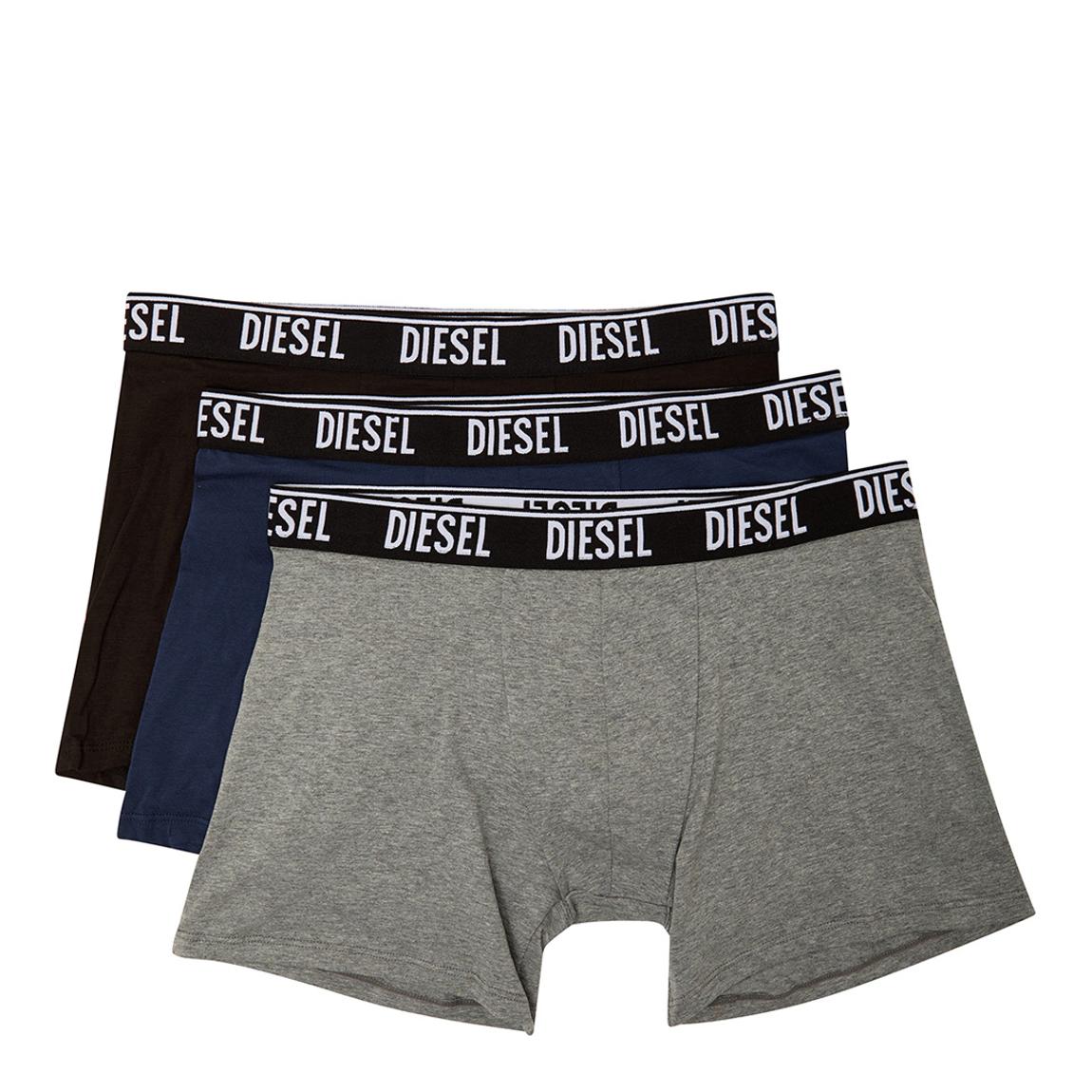 Grey Multi Sebastian 3 Pack Boxers main product photo