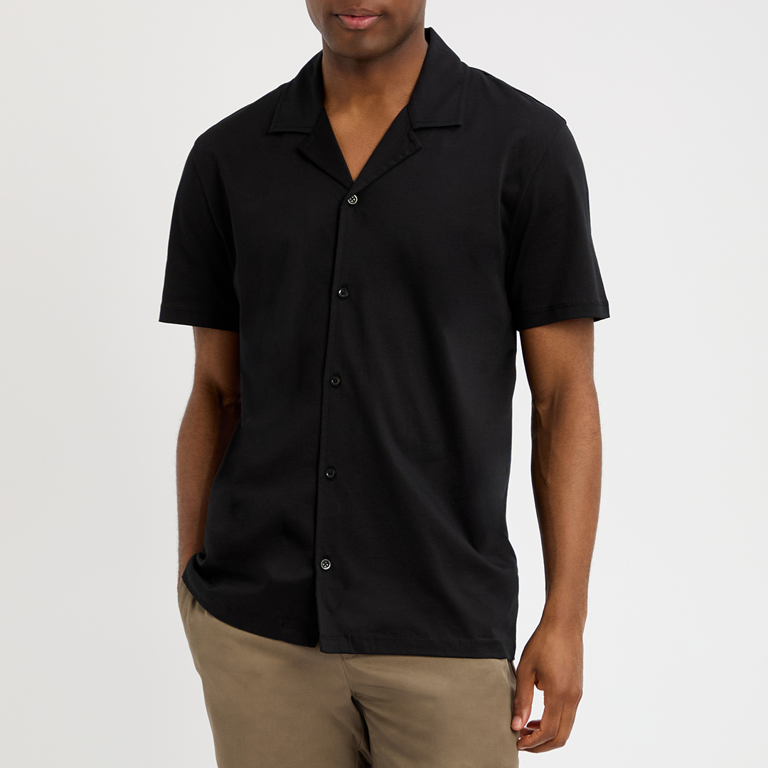 Black Caspa Short Sleeve Shirt main product photo