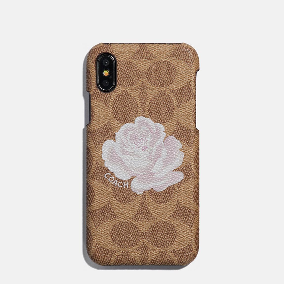 Tan Signature Rose Iphone X/Xs Case main product photo