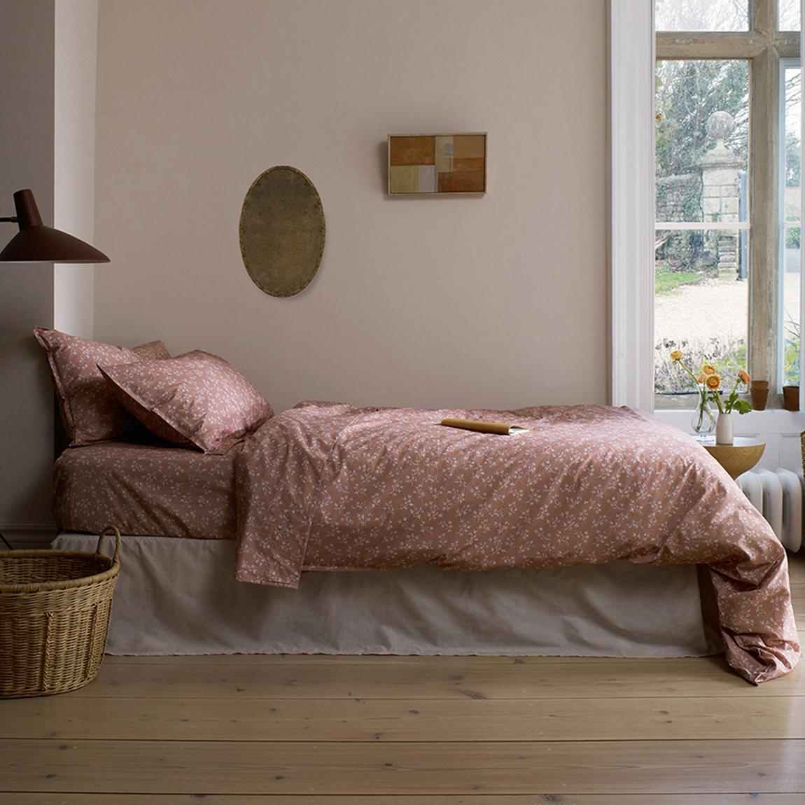 Chestnut Floral King Cotton Duvet Cover main product photo