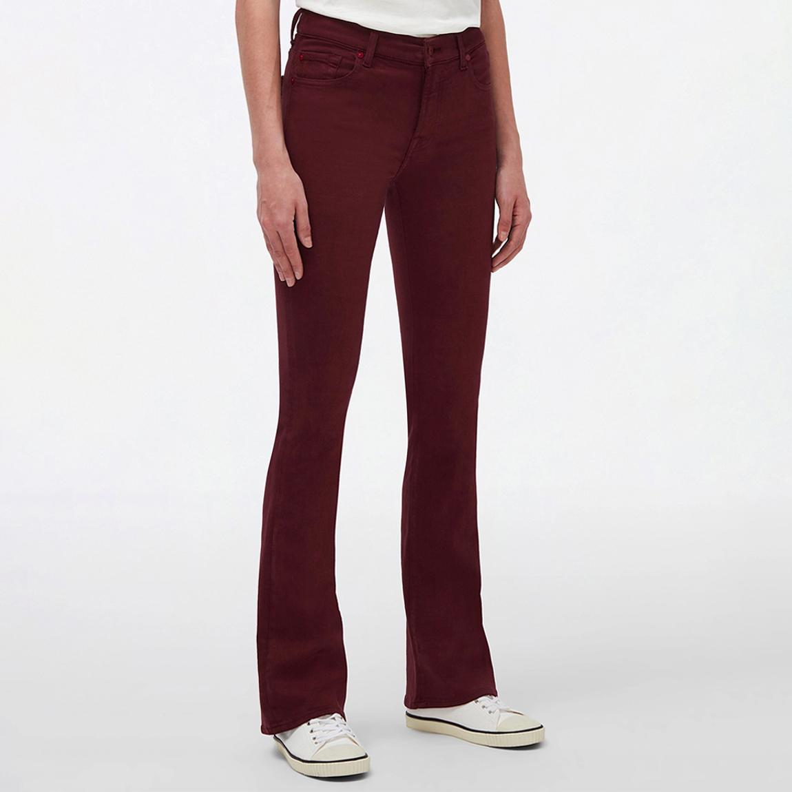 Red Bootcut Stretch Jeans main product photo