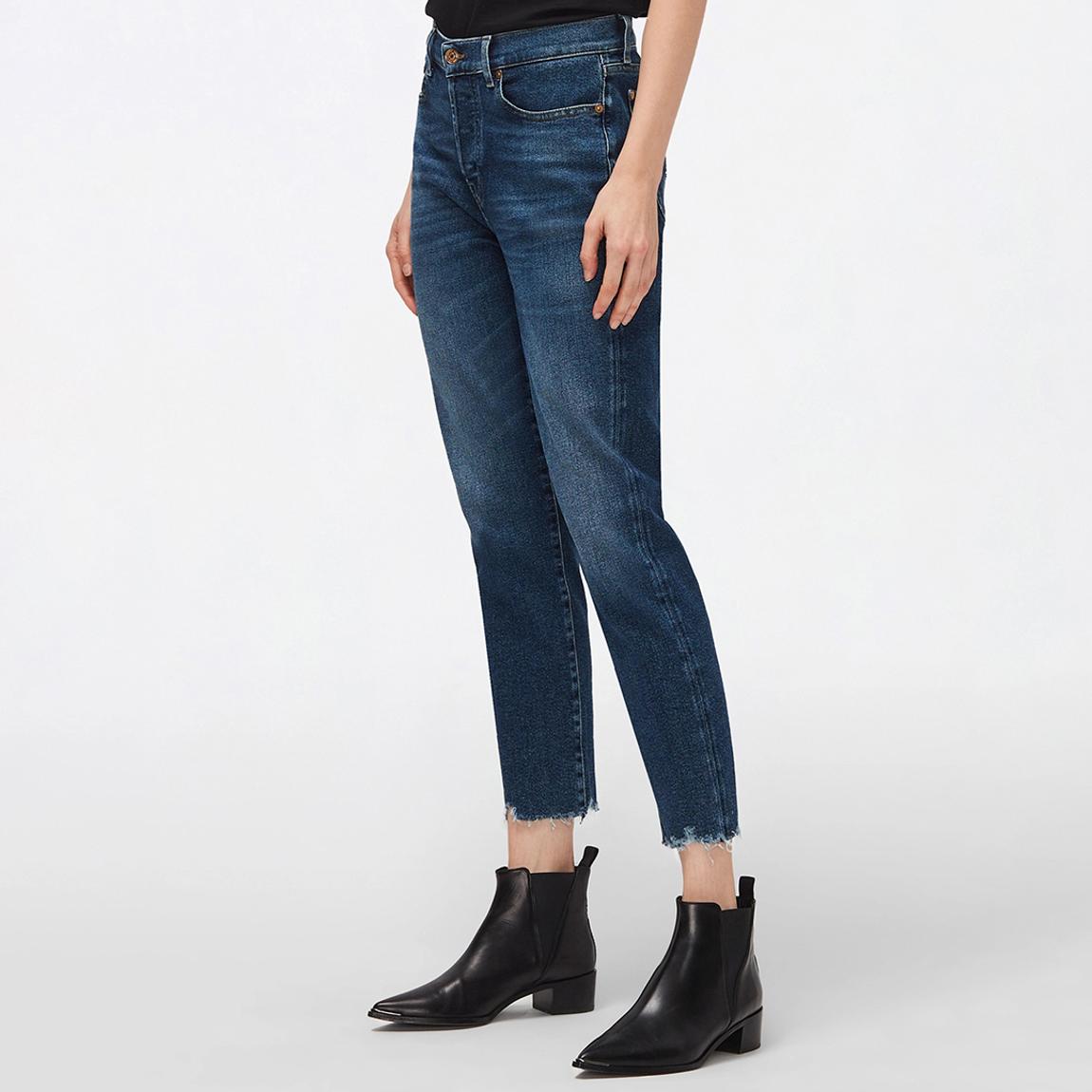 Mid Blue Josefina Boyfriend Stretch Jeans main product photo