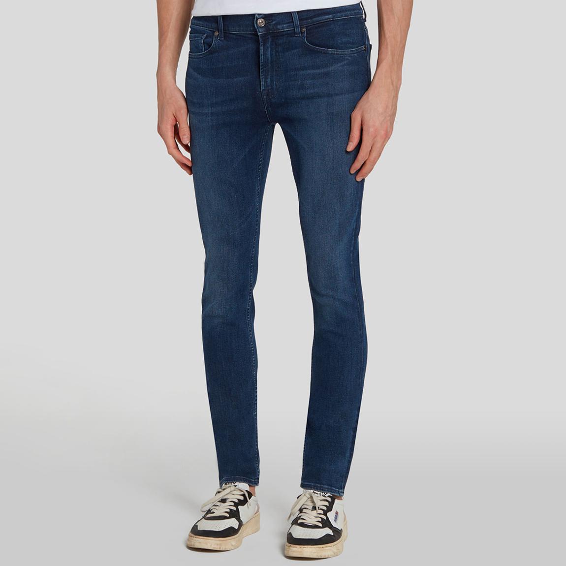 Dark Blue Paxtyn Skinny Stretch Jeans main product photo