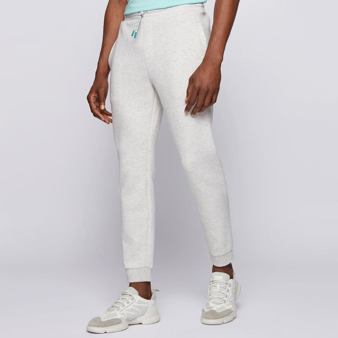 Pale Grey Hadiko Cotton Blend Joggers main product photo