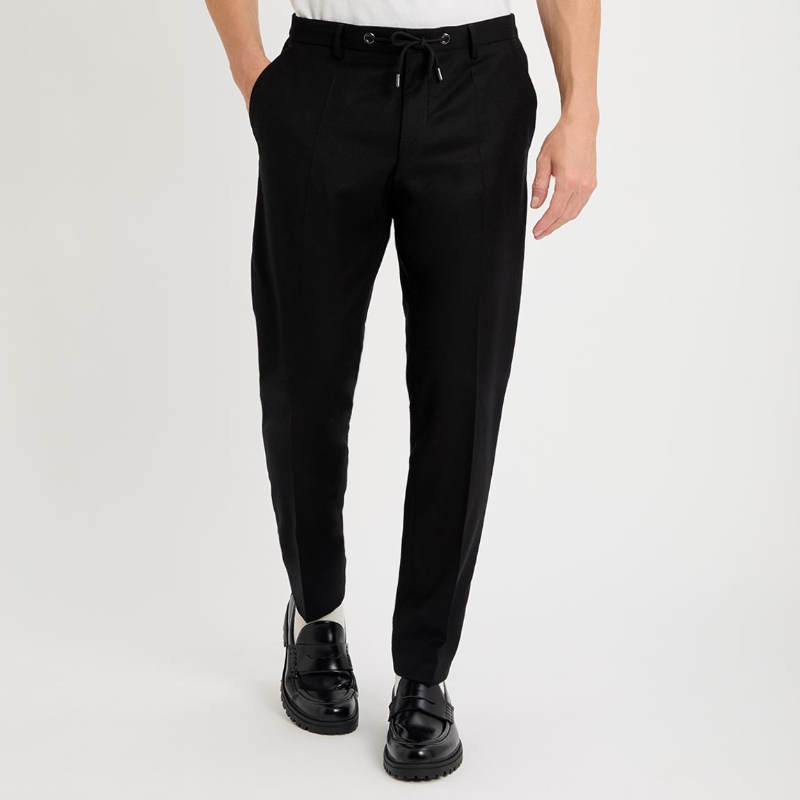 Black Genius Drawstring Trousers main product photo