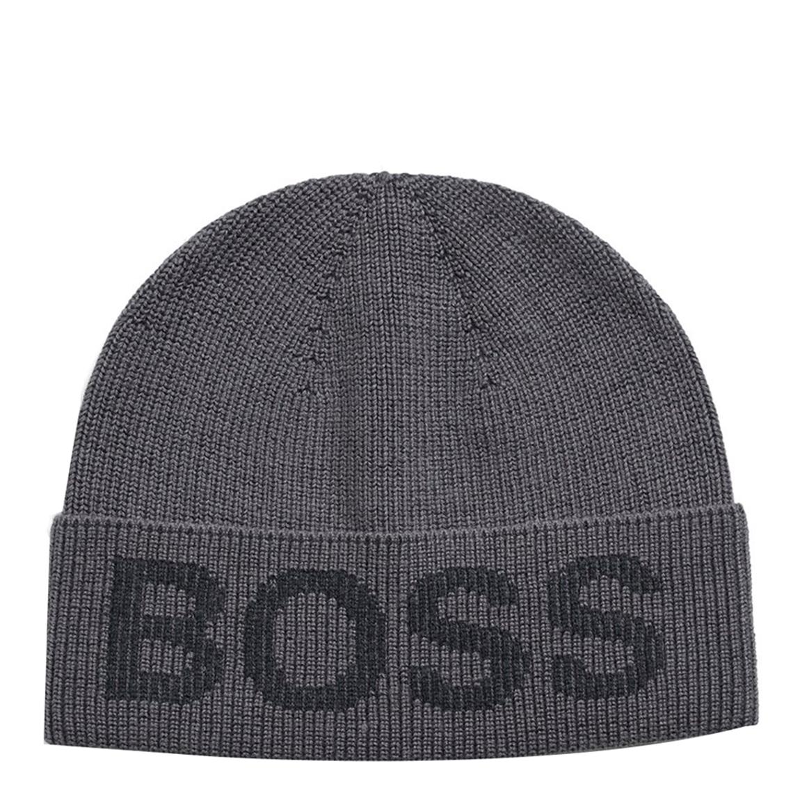 Grey Nebbiolino Knitted Wool Blend Beanie main product photo
