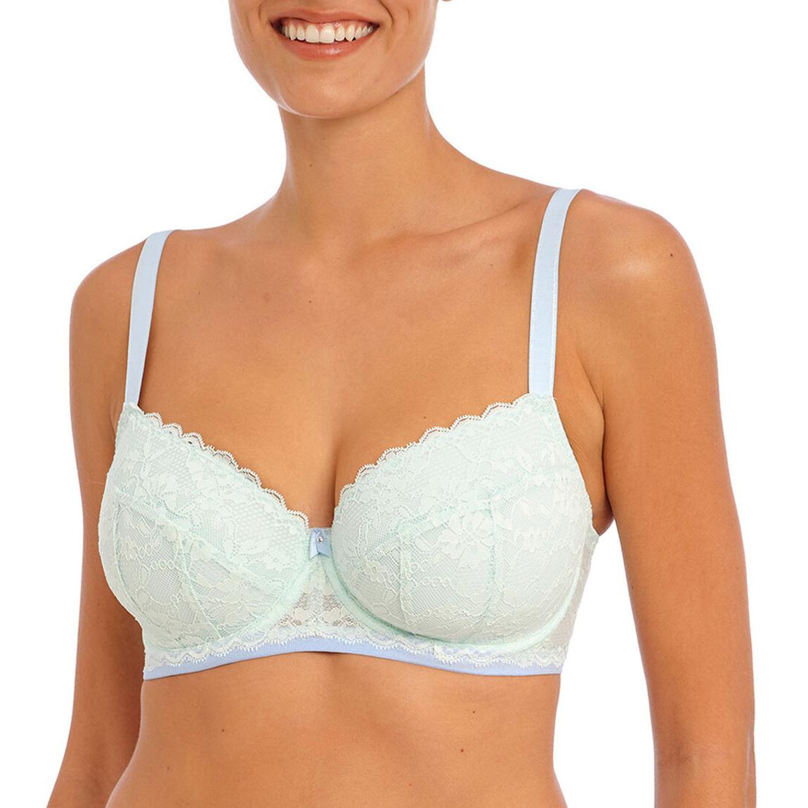 Blue Offbeat Padded Half Cup Bra main product photo