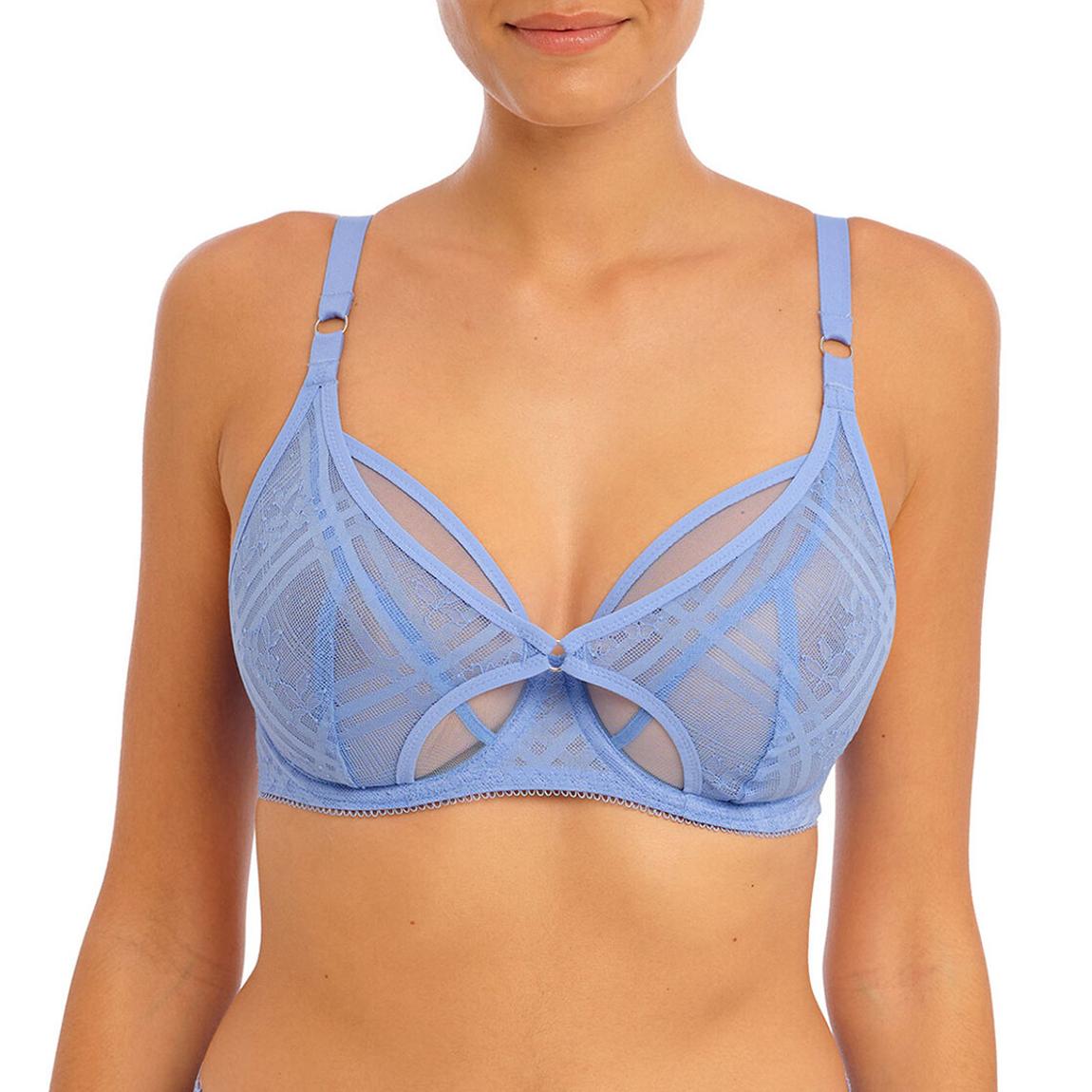 Blue Cornflower Fatale Uw High Apex Bra main product photo