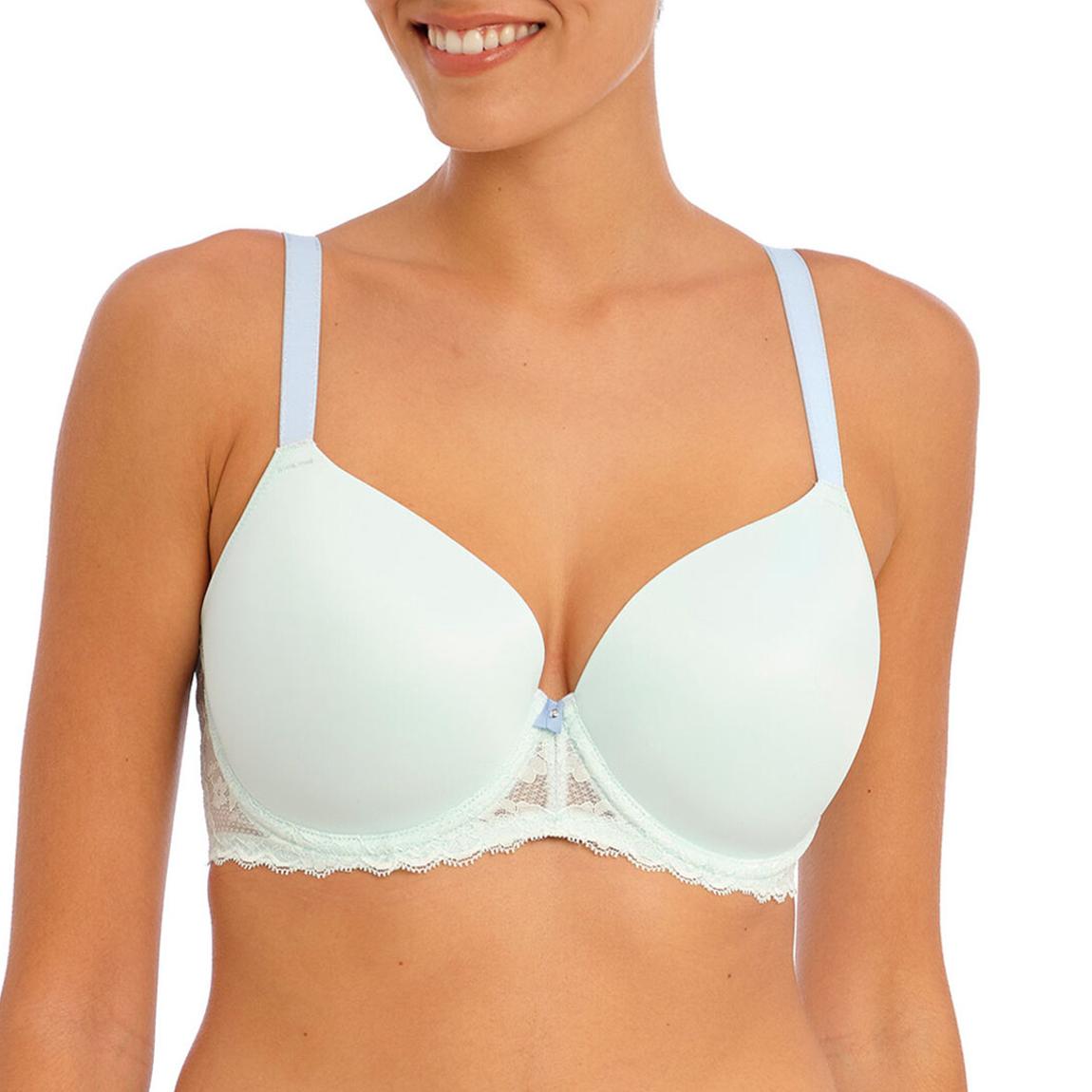 White Pure Water Offbeat Uw Moulded Demi T Shirt Bra main product photo