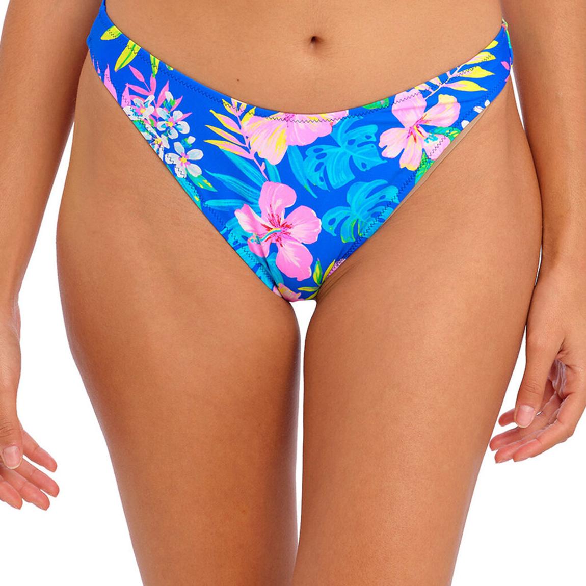 Blue Hot Tropics High Leg Bikini Brief main product photo