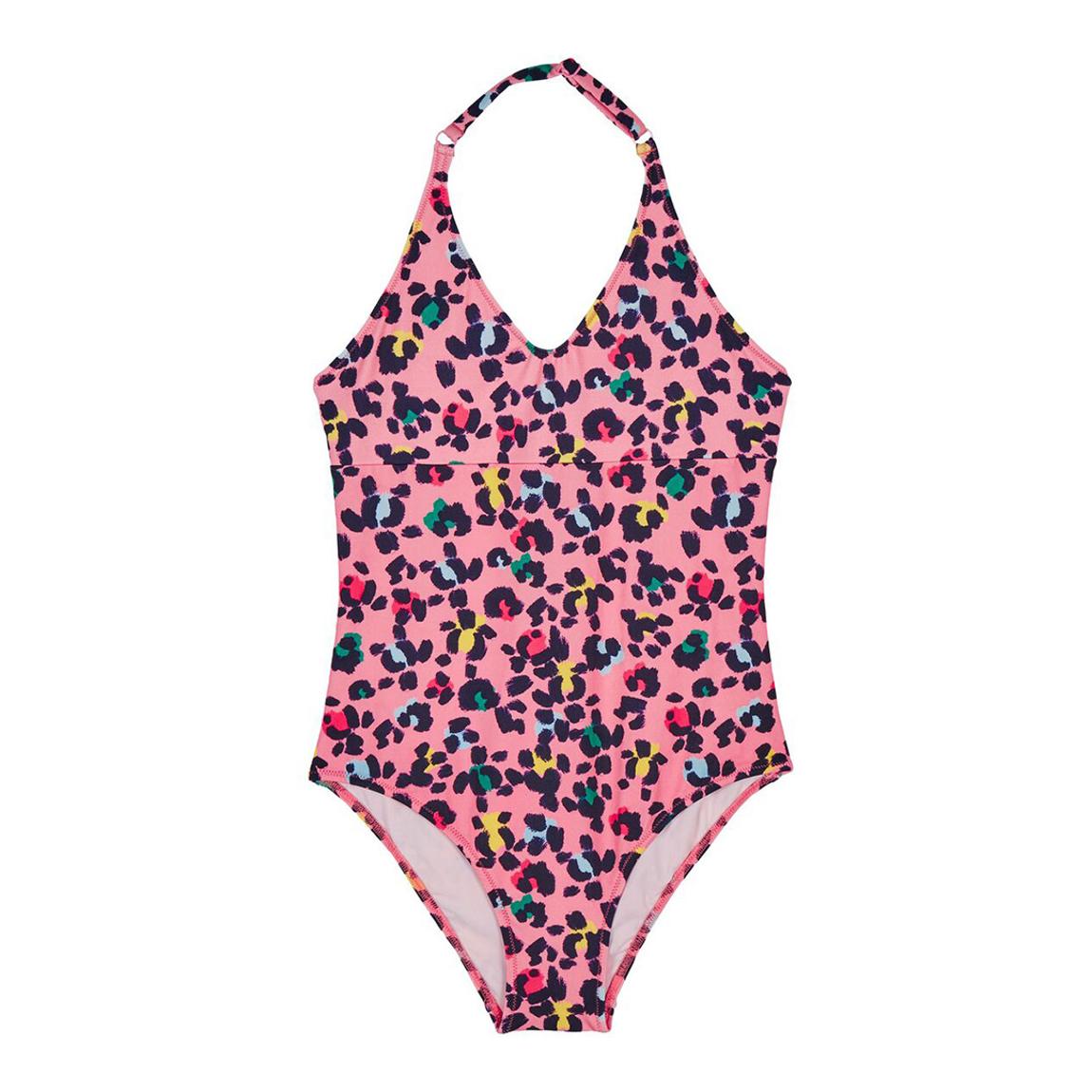 Pink Multi Girls Bonbon One Piece Swimsuit main product photo