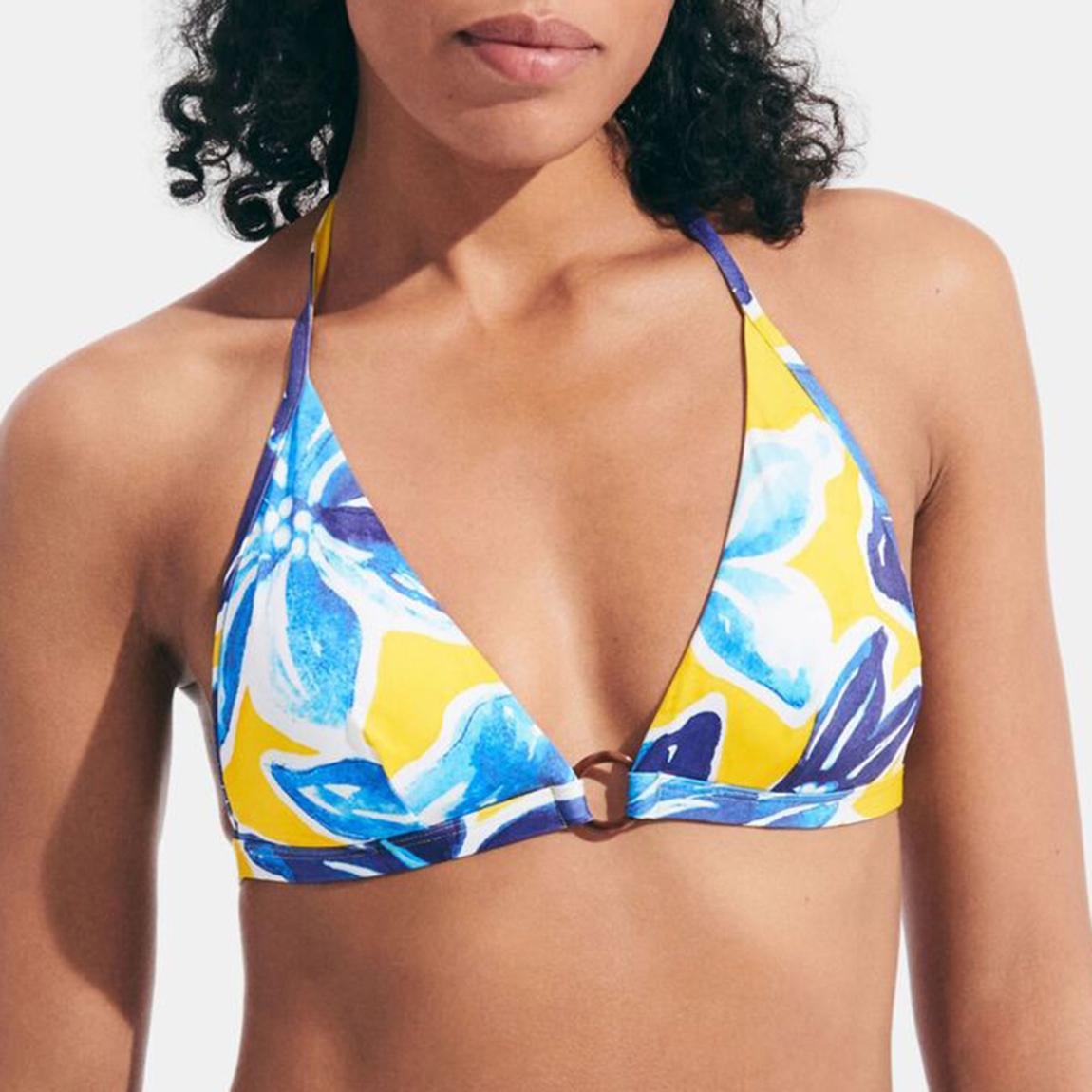 Yellow Flechett Bikini Top main product photo