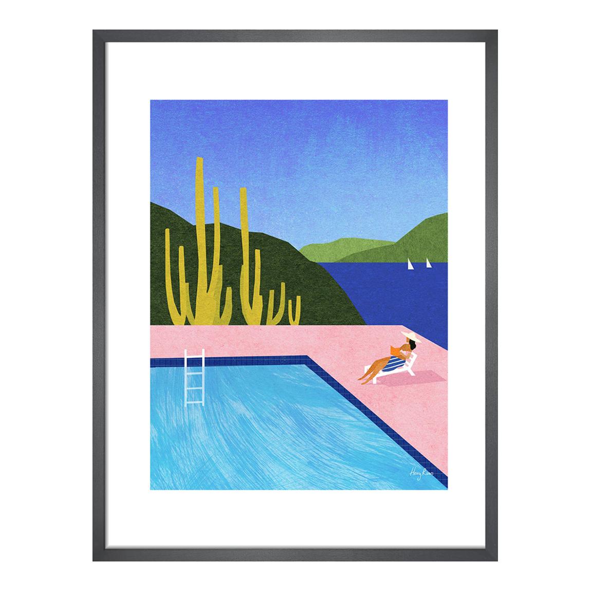 Swimming Pool I Framed Print, 50cm x 40cm main product photo